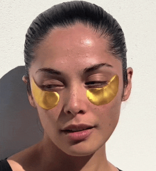 Măști de Ochi cu Aur 24k