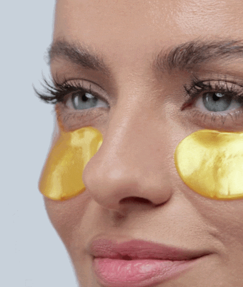 Măști de Ochi cu Aur 24k